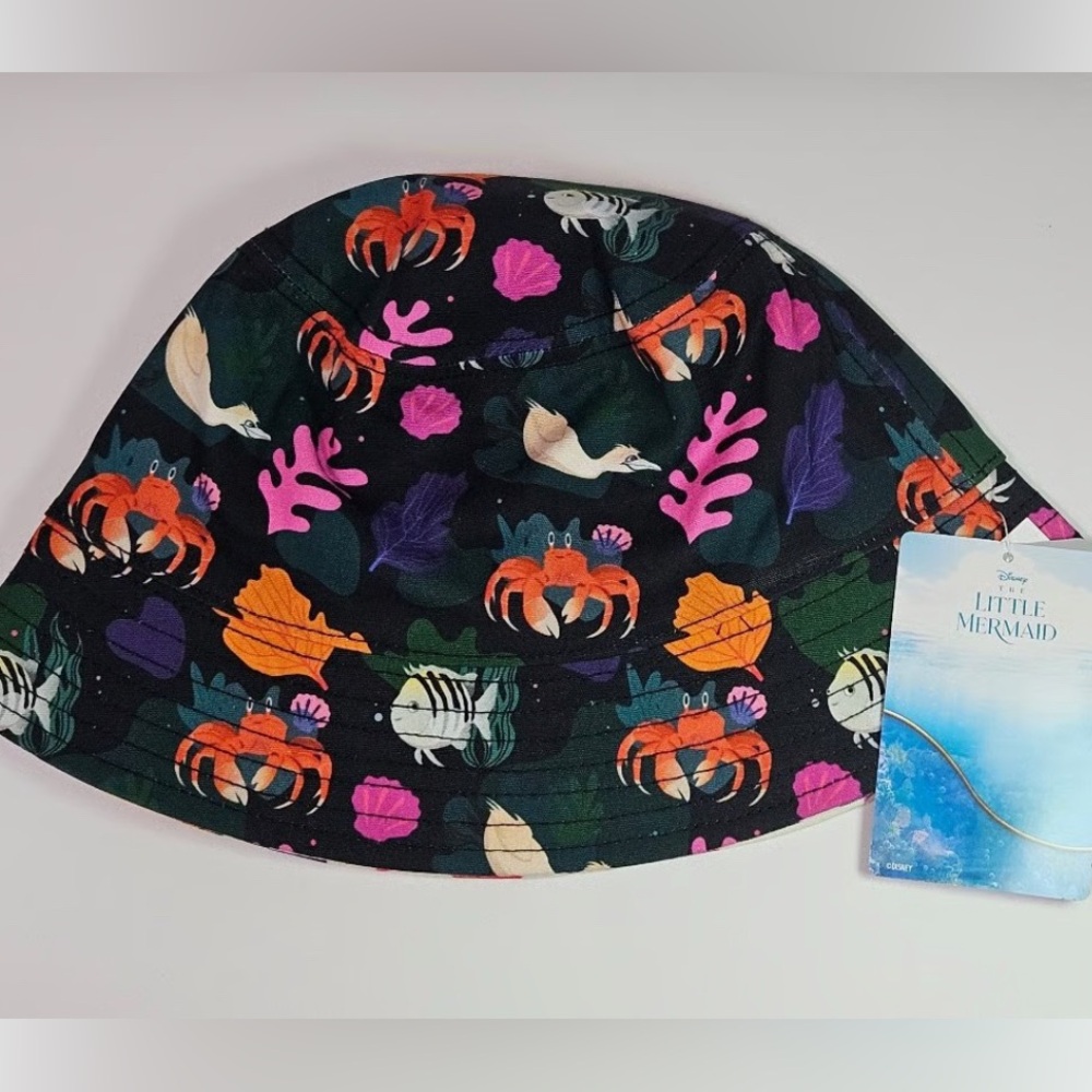 Disney Little Mermaid Vibrant Sea Life Bucket Hat